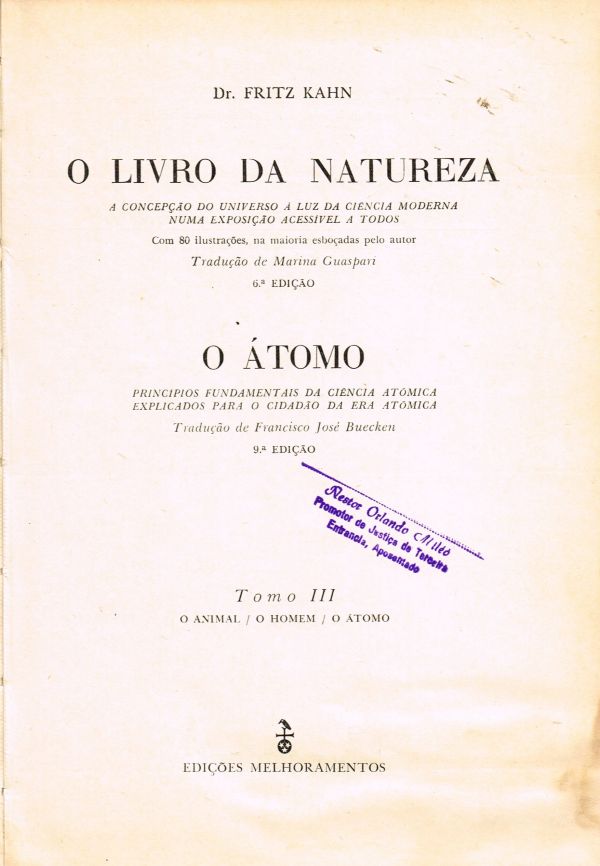 Livro da Natureza, O / O Átomo